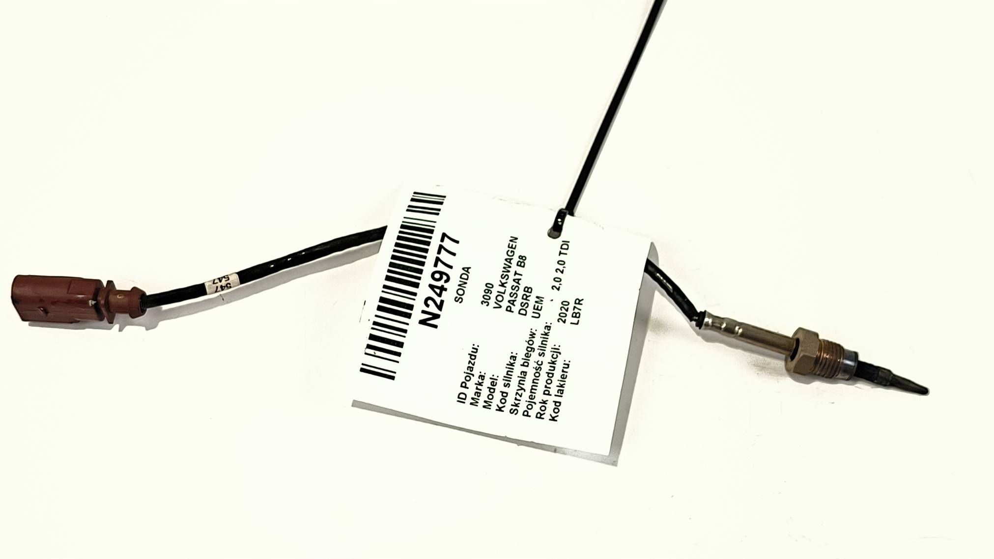 Sensor TEMPERATURY Gase ATS-DS2 VOLKSWAGEN PASSAT B8