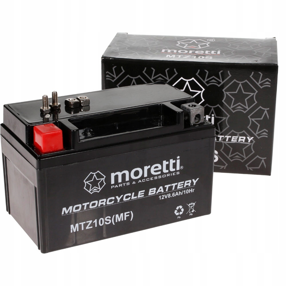 Akumulator Moretti Agm Gel MTZ10S/YTZ10S 12V 8,6Ah