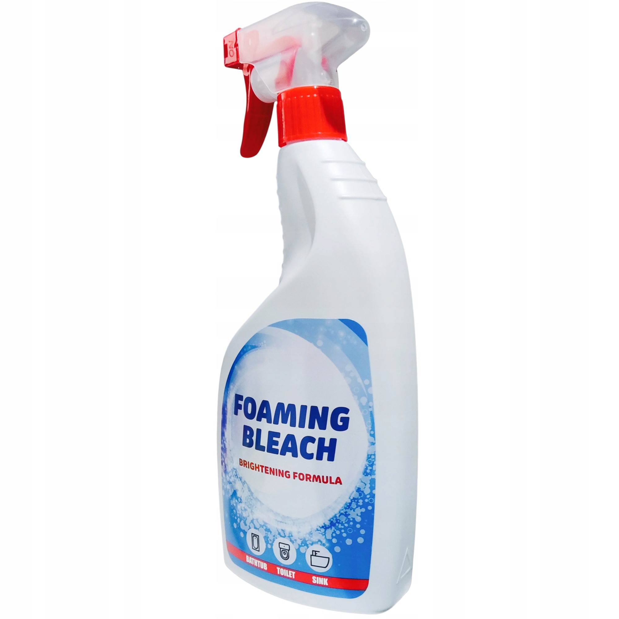 Levně Tekutý přípravek v pěně na bělení, bělidlo pro sanitární zařízení 750 ml