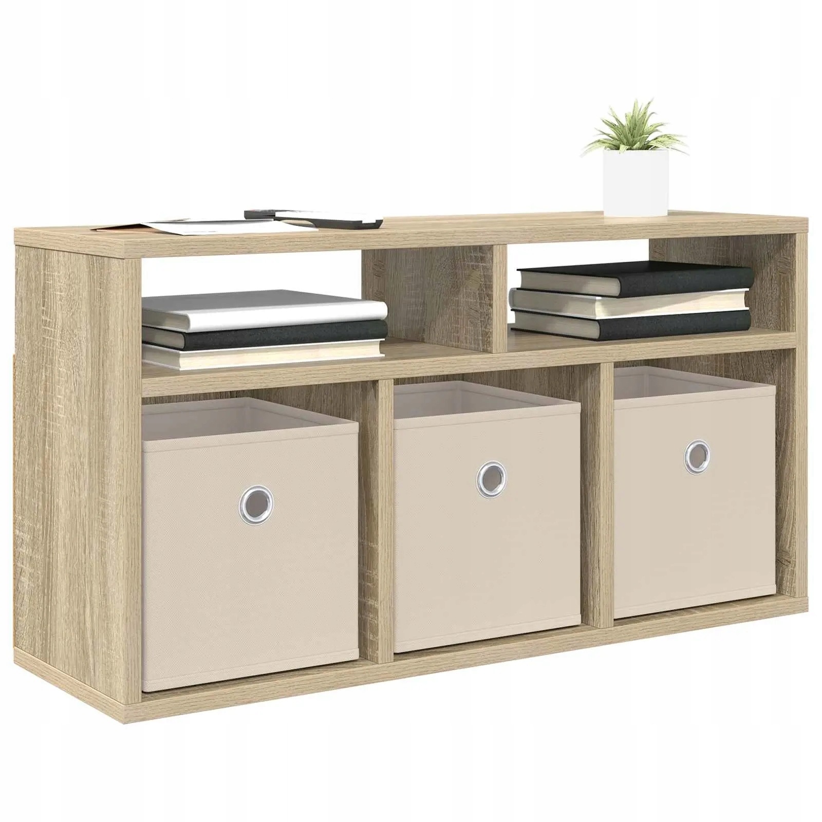 vidaXL Nízký skříň se zásuvkou Sonoma dub 72 x 22,5 x 38 cm