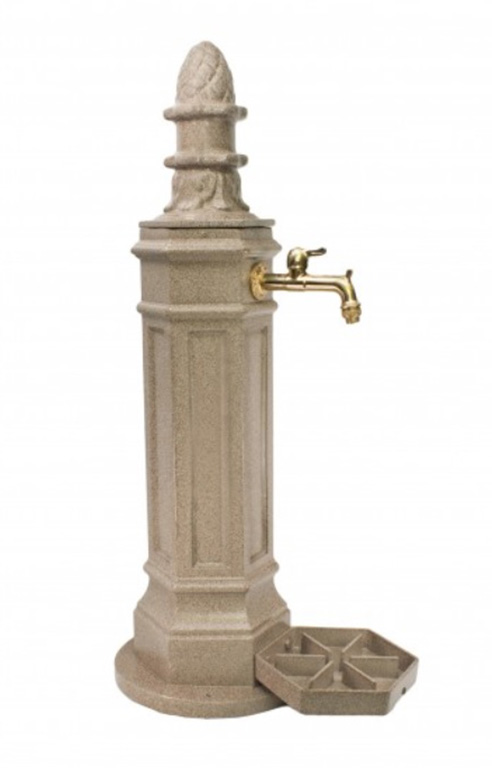 Kran ogrodowy ROMA granit 22/08 aluminium