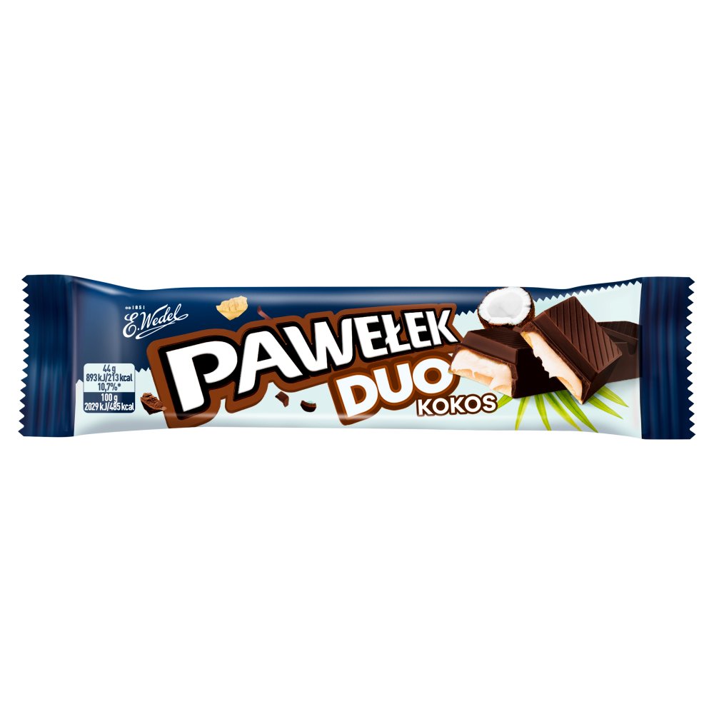 24 x Baton E. Wedel Pawełek Duo kokos 44 g