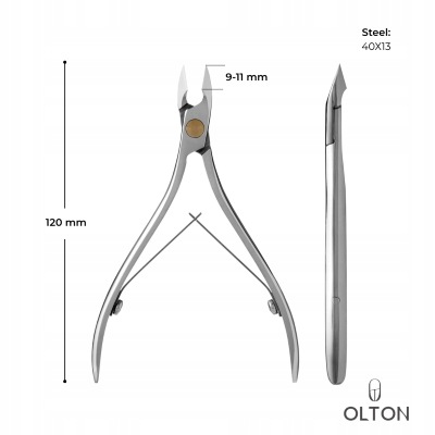 Olton Cążki do skórek M 9-11 mm