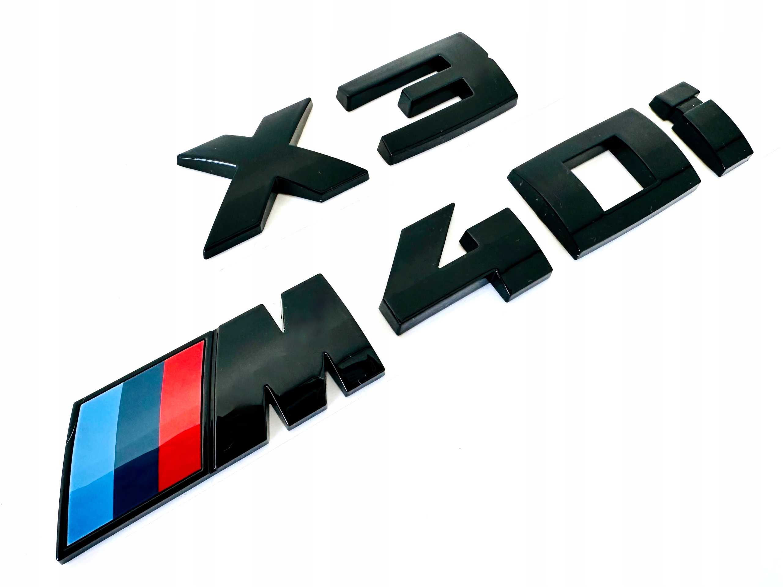 Bmw X3 M40i X3 M 40i emblém logo znak nápis čierny