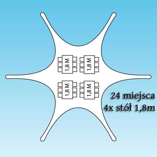 NAMIOT ALTANA GWIAZDA IMPREZOWY PAWILON 10x10 + Pokrowiec Rodzaj altana