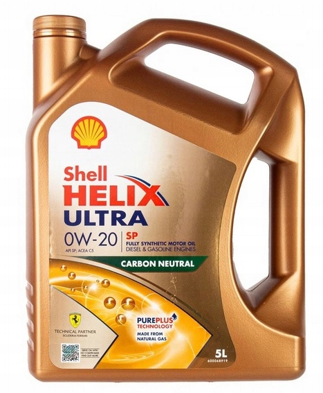 Shell Helix Ultra 0W-20 5L – Olej Silnikowy Premium