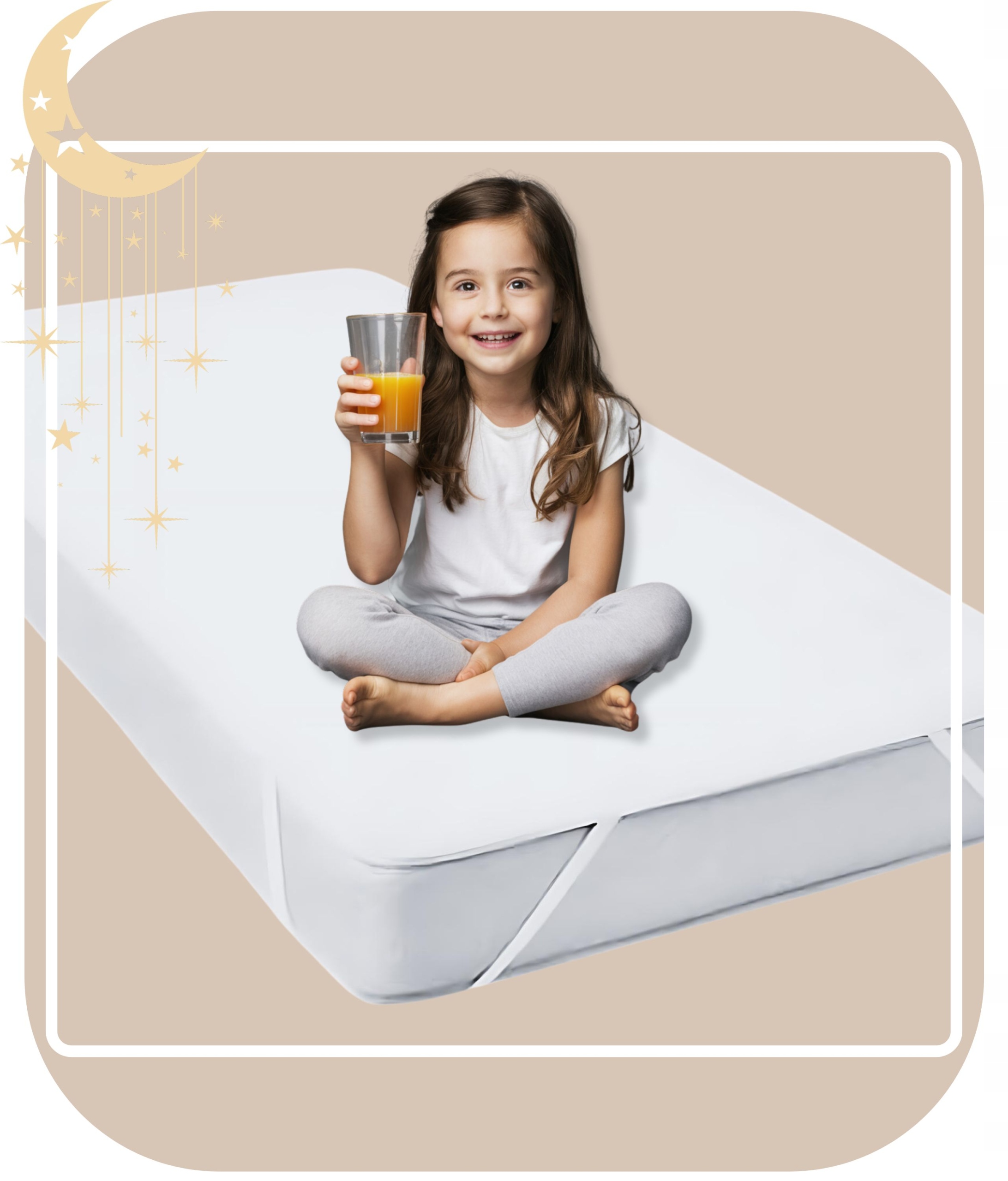 Ochraniacz na Materac 180 x 200 Podkład Wodoodporny Antyalergiczny z Polski Długość (cm) 200