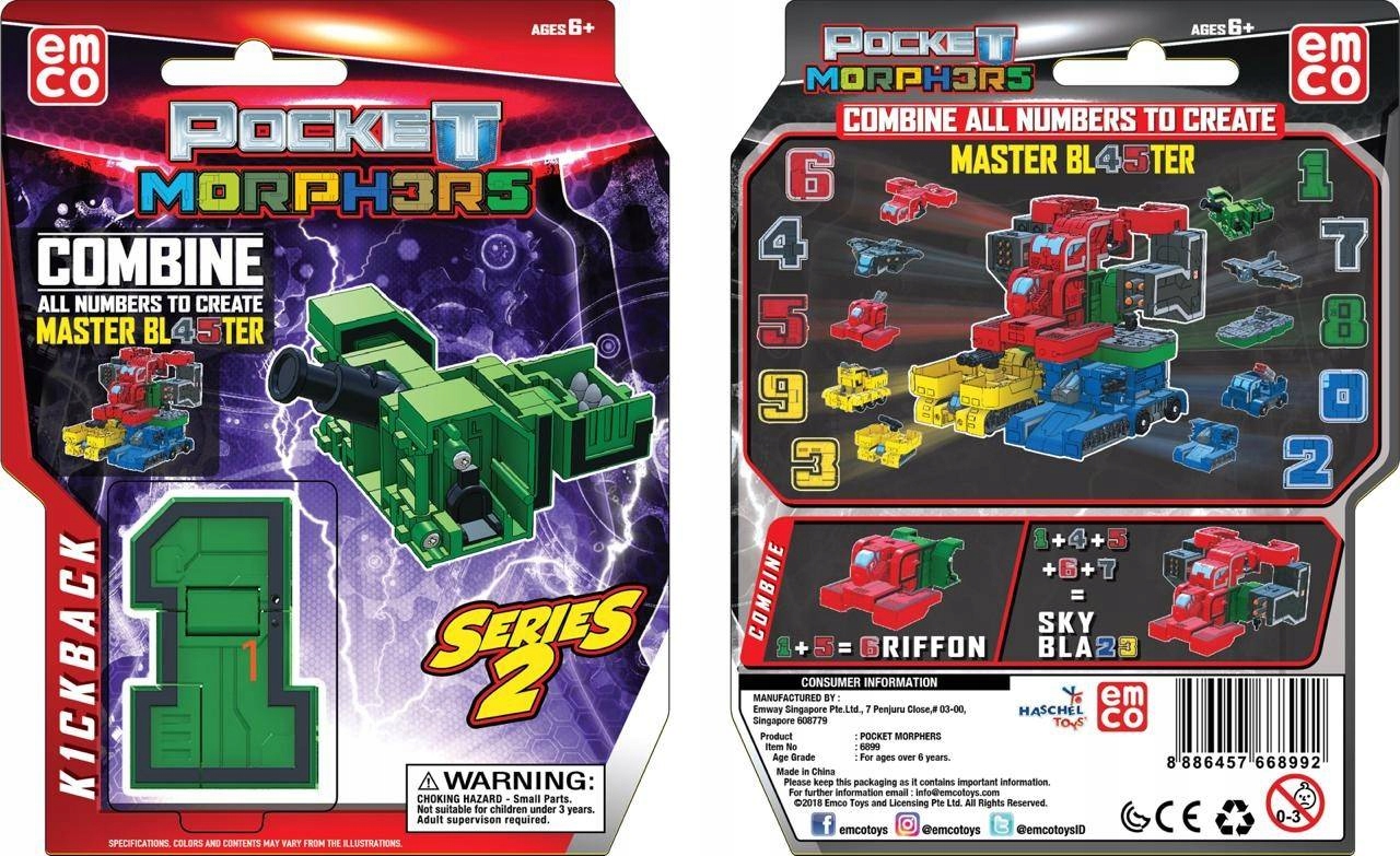 

Pocket Morphers III Figurka 1 K1CKBACK robot