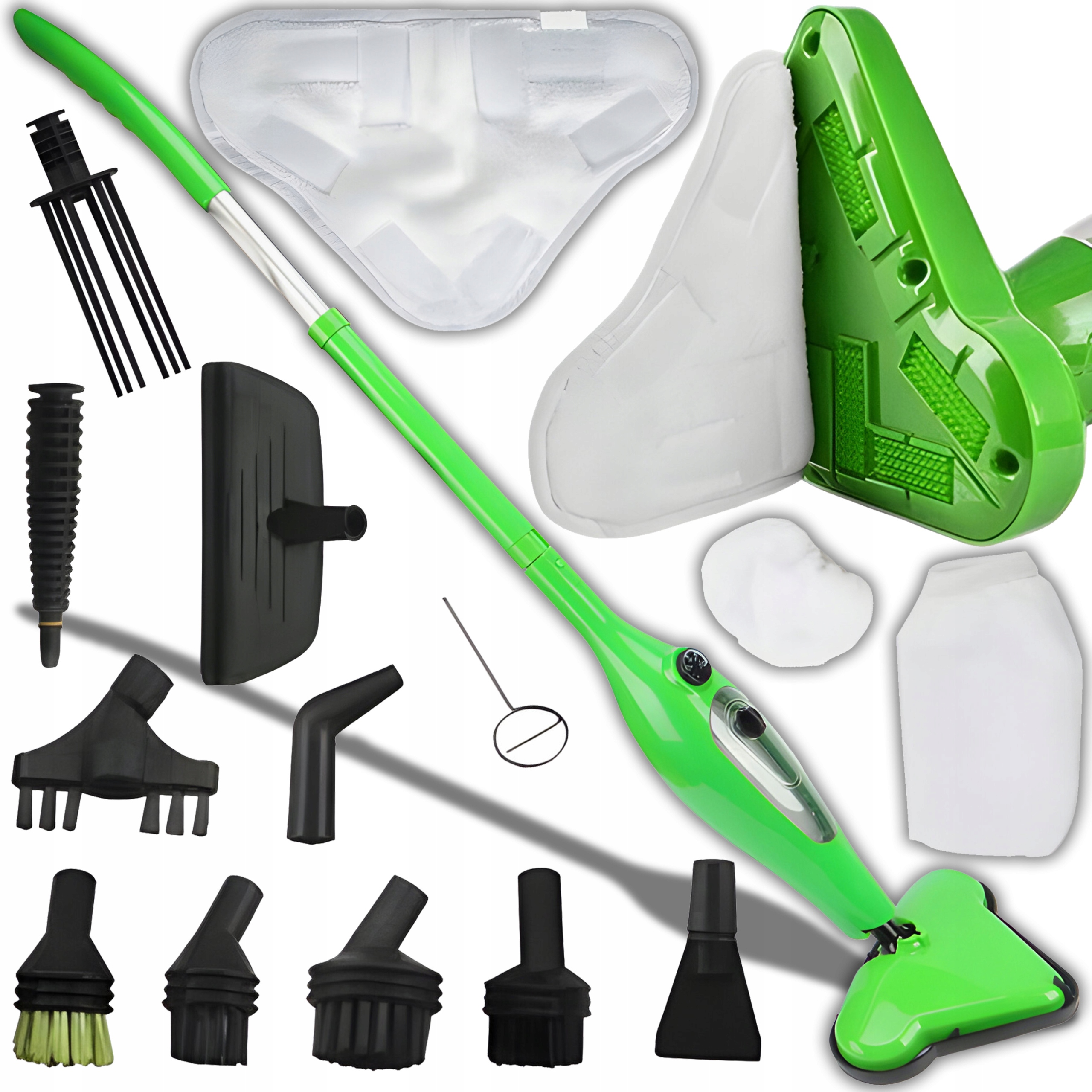 Parní Mop Multi Parní Čistič 1300W Multifunkční Napařovač 12v1 Příslušenství