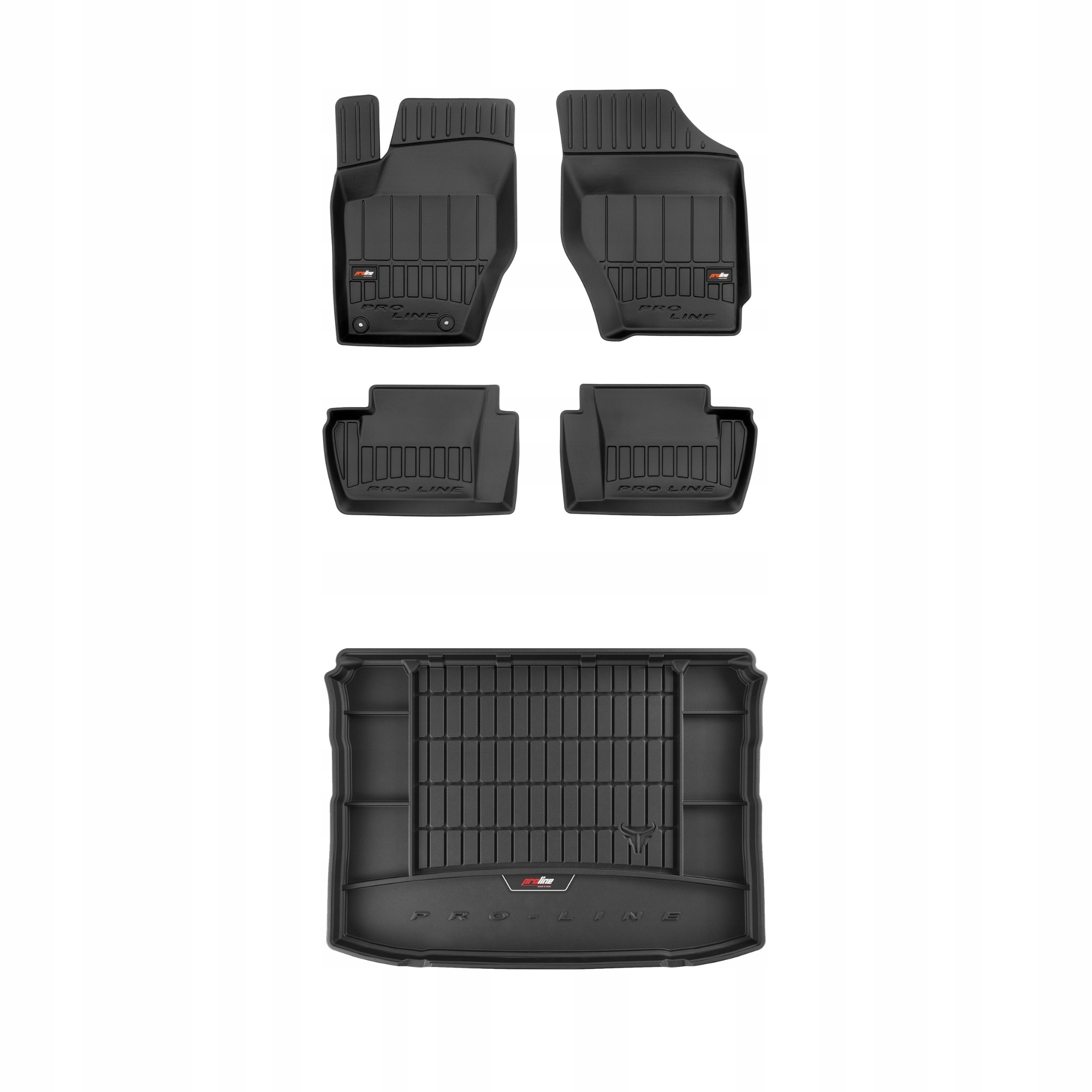 Frogum 3D Sada gumových koberců a rohože s logem pro Citroën C4 I 2004-2010