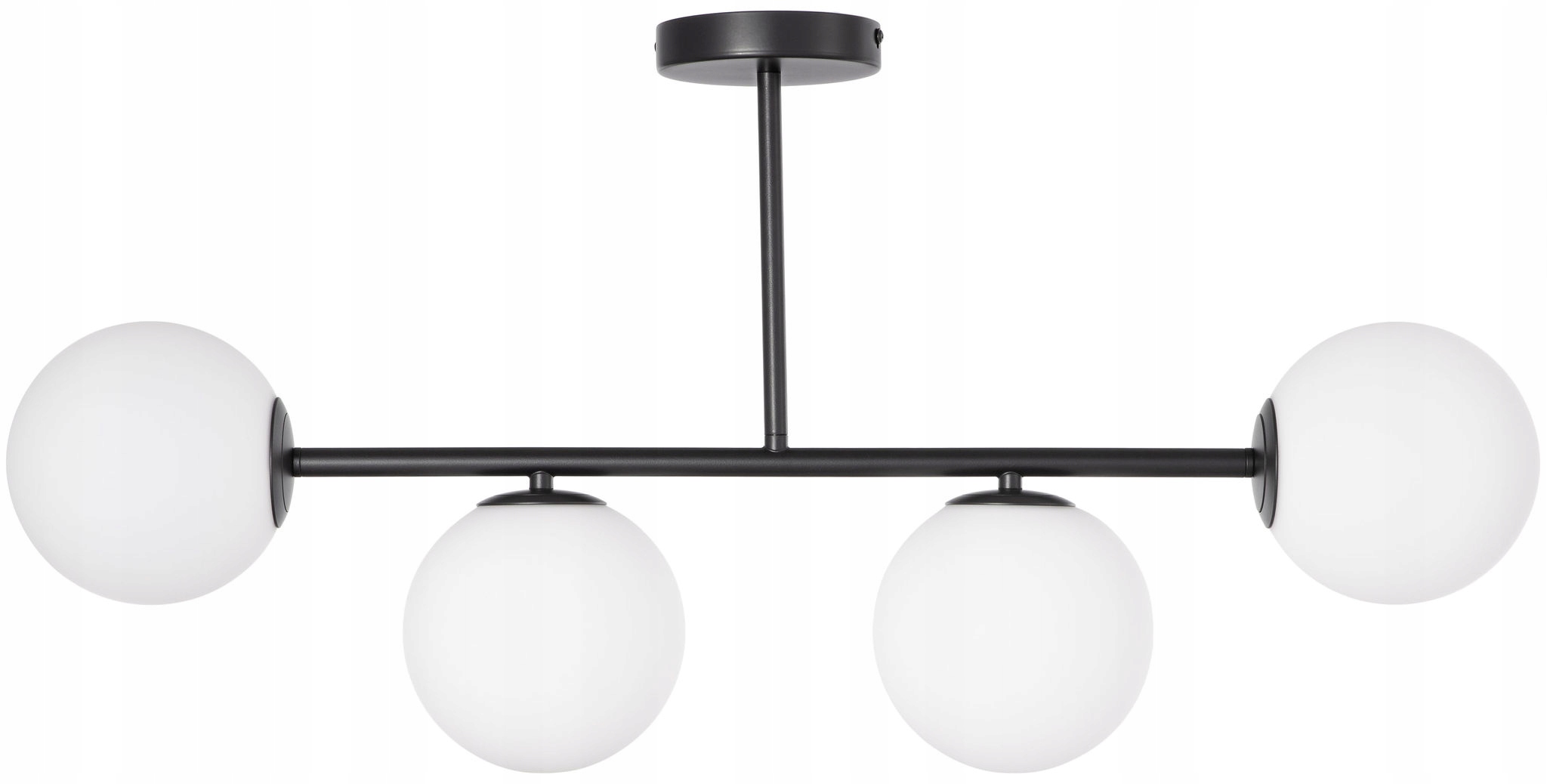 

Lampa sufitowa Milano 4 klosze mleczne kule
