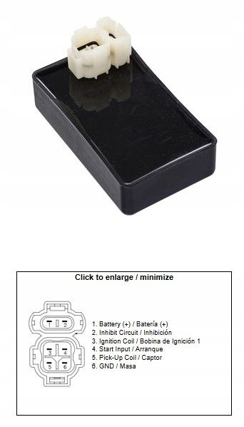 Modul Zapaľovania CDI Honda Nx 500 Dominator '88-'99 Nx 650 Dominator '88-