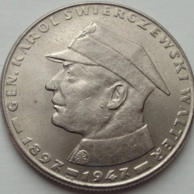 POLSKA - 10 ZŁOTYCH - PRL -1967 - KAROL ŚWIERCZEWSKI