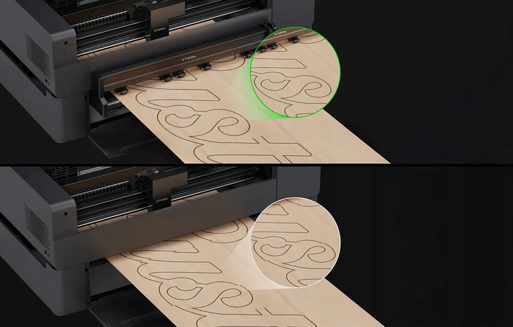 XTool dozatorius skirta P2 ir P2S Zwiększone Pole Robocze skirta 3000x500 mm – detalė 6