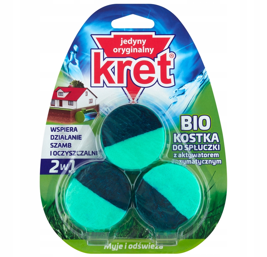 

Kret Bio Kostki Do Spłuczki 3SZT