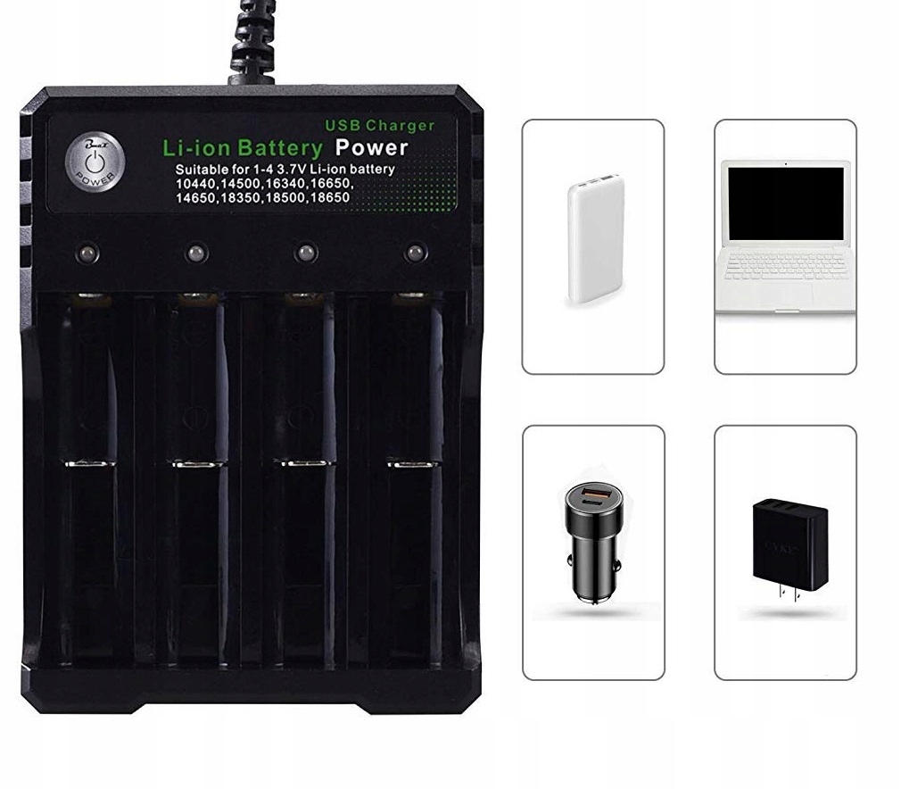 Ładowarka BMAX do akumulatorów ogniw Li-ion 18650 Model 18650