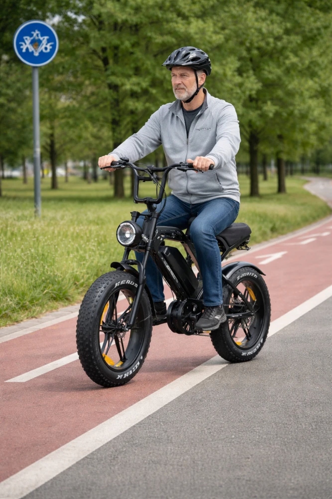 Rower elektryczny Fat Bike V20 Fat bike Elektryczny szerokie koła Łódź