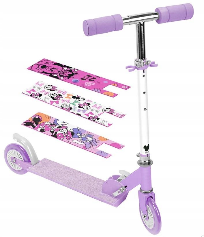 DISNEY MYSZKA MIKI MINNIE HULAJNOGA 2KOŁA NAKŁADKI Marka Stamp