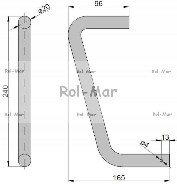 RM Wieszak III podsiewacza Bizon Producent części Bebco