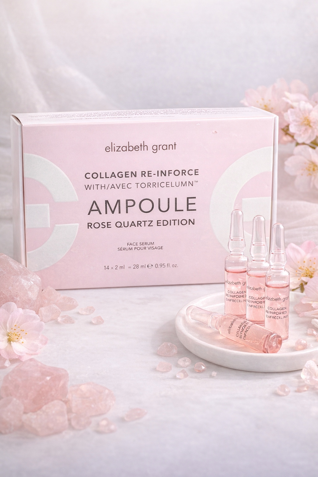 Elizabeth Grant Collagen Re-Inforce Ampoule Rose Quartz Edition 14x2