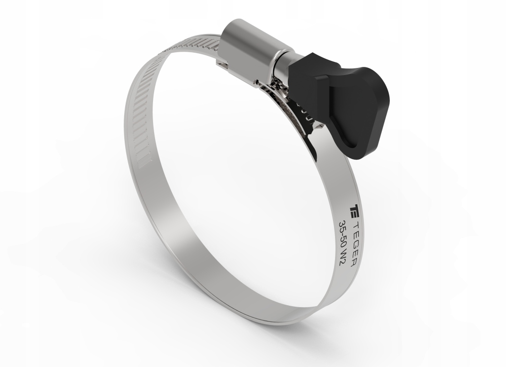 

Opaska Zaciskowa Z Pokrętłem 35-50 Ślimakowa Teger