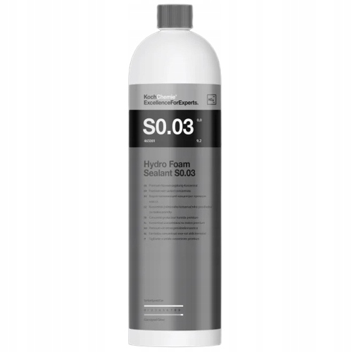 Koch-Chemie S0.03 Hydro Foam Sealant Uszczelniacz na mokro 1000 ml