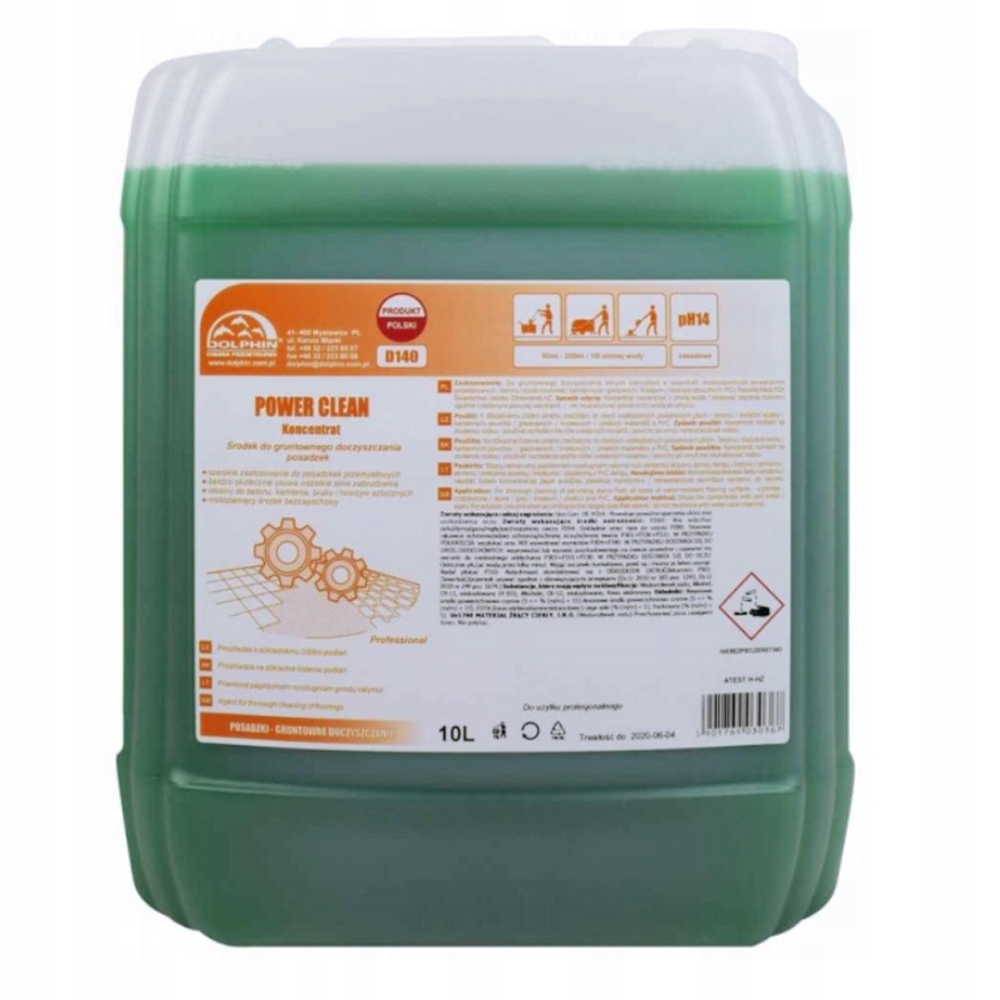 Dolphin Power Clean Środek Płyn do Gruntownego Doczyszczania Posadzek 10L