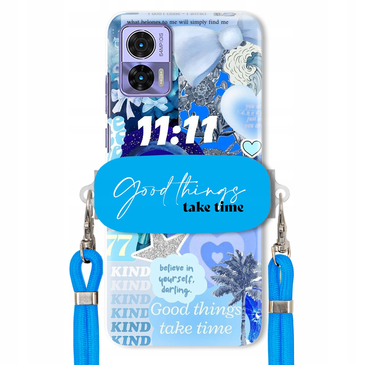 Puzdro pre Motorola Edge 30 Lite Držiak na vodítko Crossbody Good Things na dovolenku