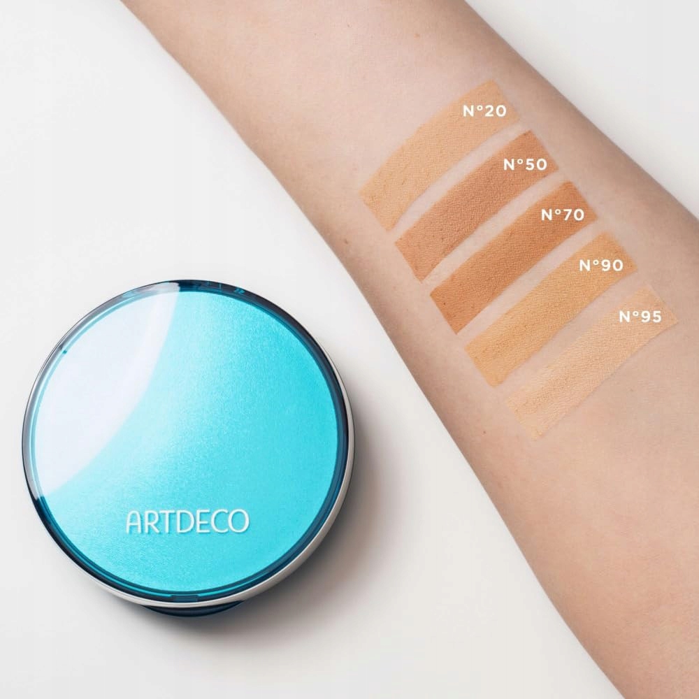 ARTDECO Sun Protection - Podkład w Pudrze - SPF 50 - 90 Light Sand Właściwości matujący