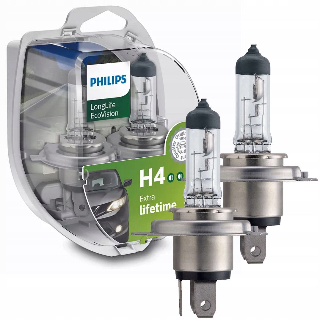

Żarówki H4 Philips Longlife Ecovision 12342LLECOS2