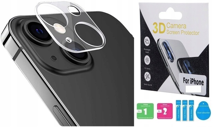 

Szkło Hartowane Na Aparat Do iPHONE 13 i 13 Mini