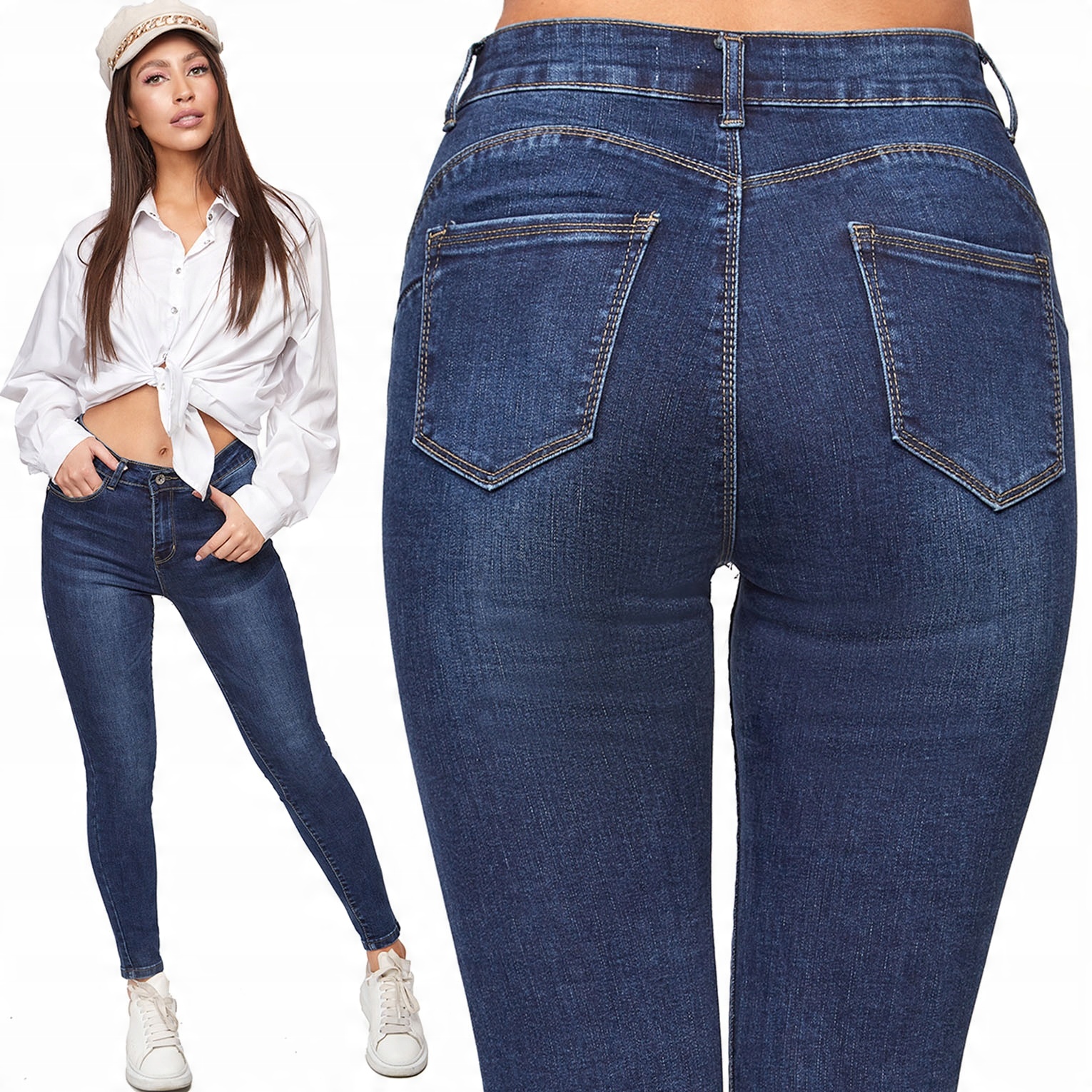 

106_ XL/42 _Spodnie jeans rurki M.sara