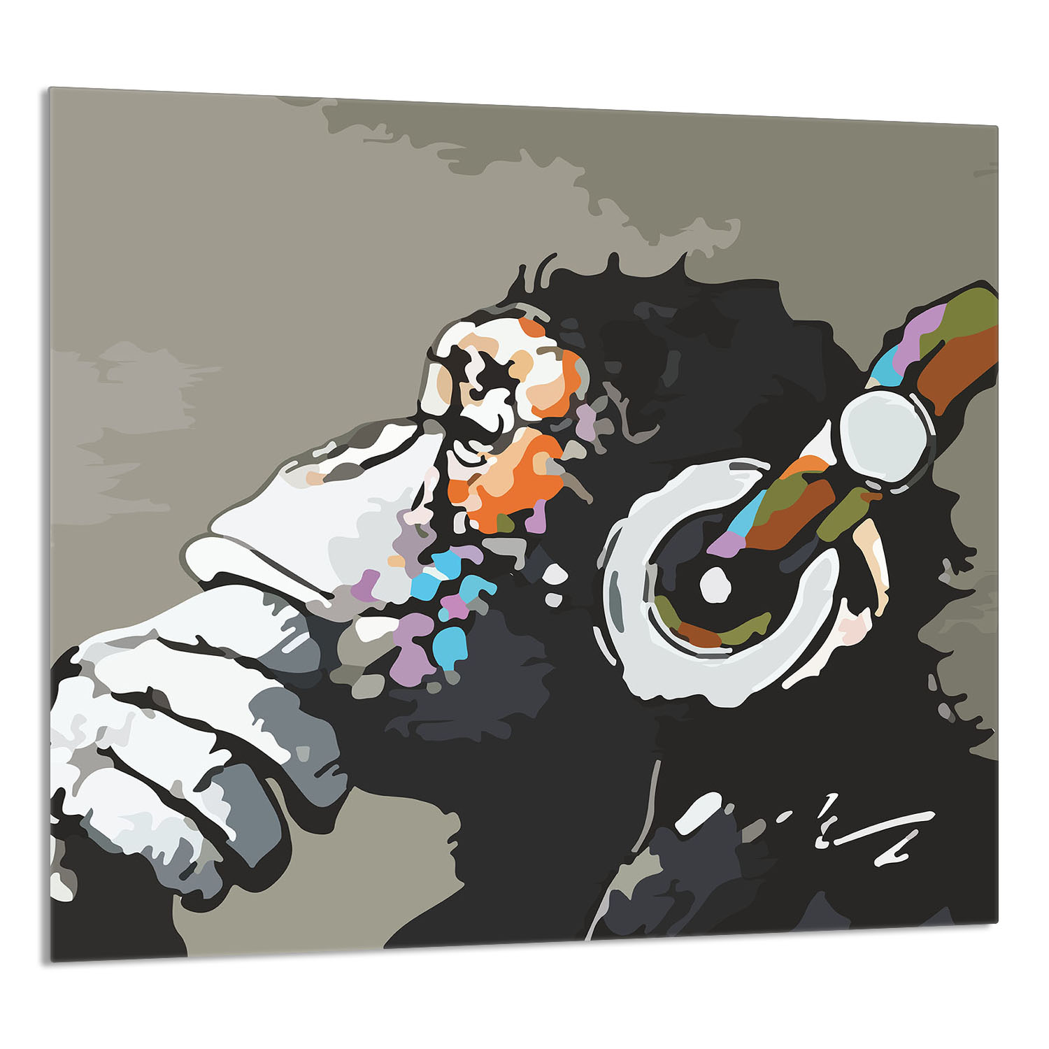 Skleněný Panel Do Kuchyně 65x60 Hudba Tvrzené Sklo