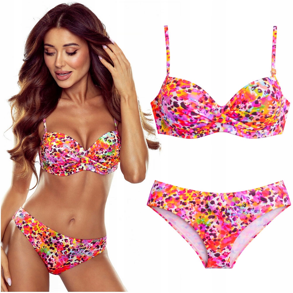 Dámské dvoudílné plavky Gabbiano Push Up Evita Pl 44C/XXL