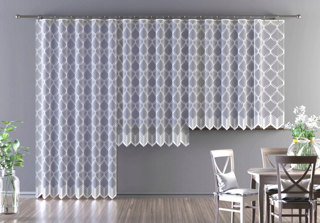 Mg Záclona 618/441 Bílá 260x250 cm Hotová S Páskou K