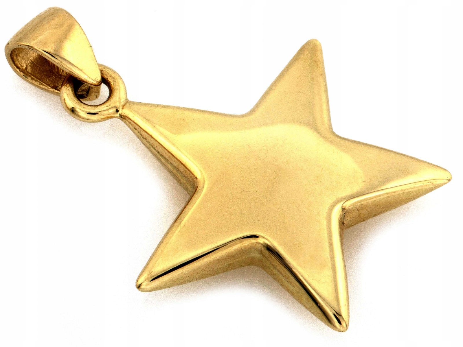 Přívěsek Zlatá 585 Zlatá Hvězda Lesklá 0.96g Na Řetízek