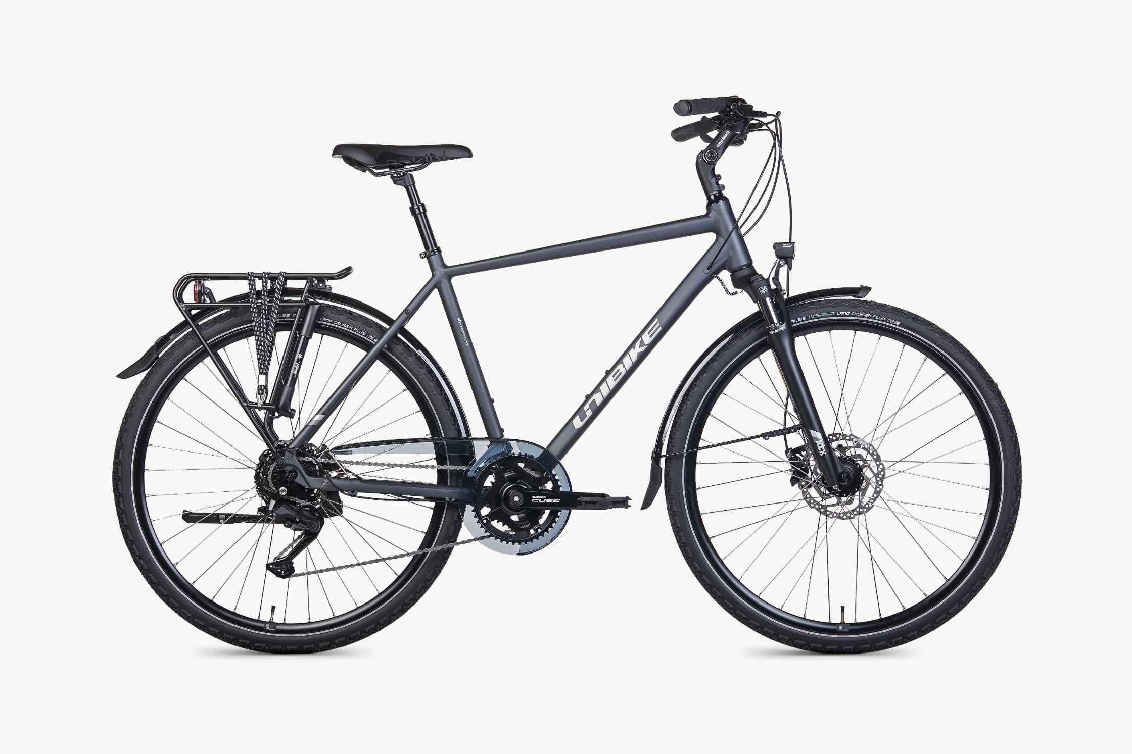Rower trekkingowy Unibike Voyager M19 w kolorze szarym