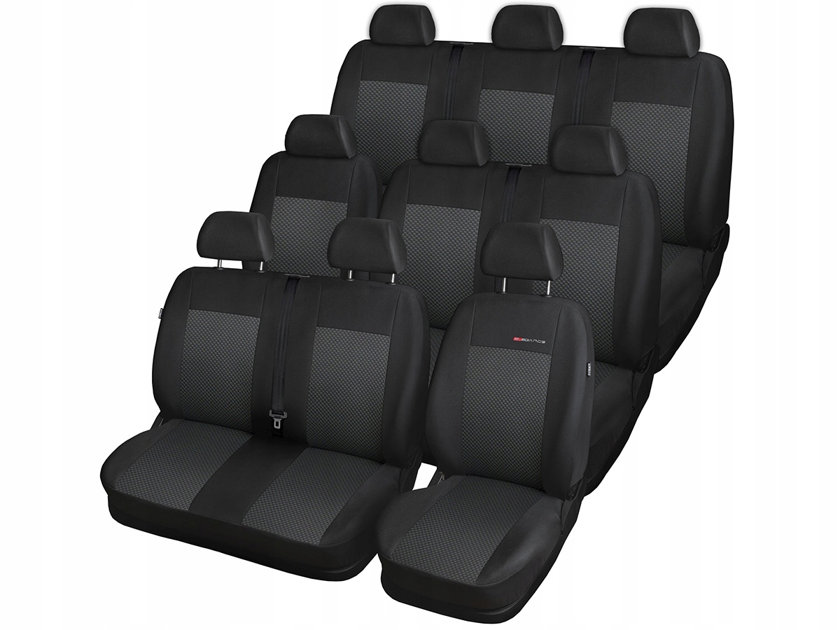 POKROWCE NA MIARĘ DO FORD TRANSIT CUSTOM BUS 9OS. +2014 R.