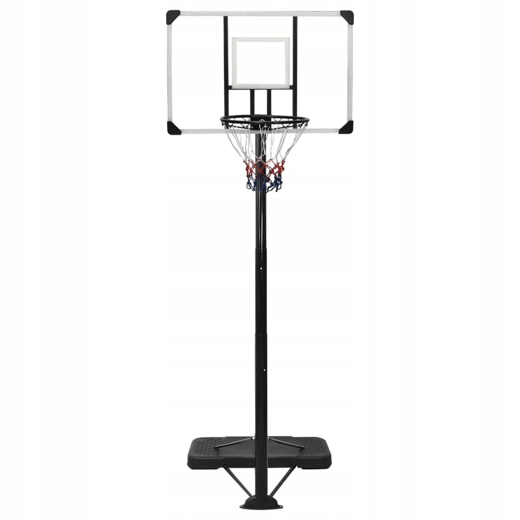 STOJAK DO KOSZYKÓWKI Z PRZEZROCZYSTĄ TABLICĄ 256-361CM Marka VidaXL