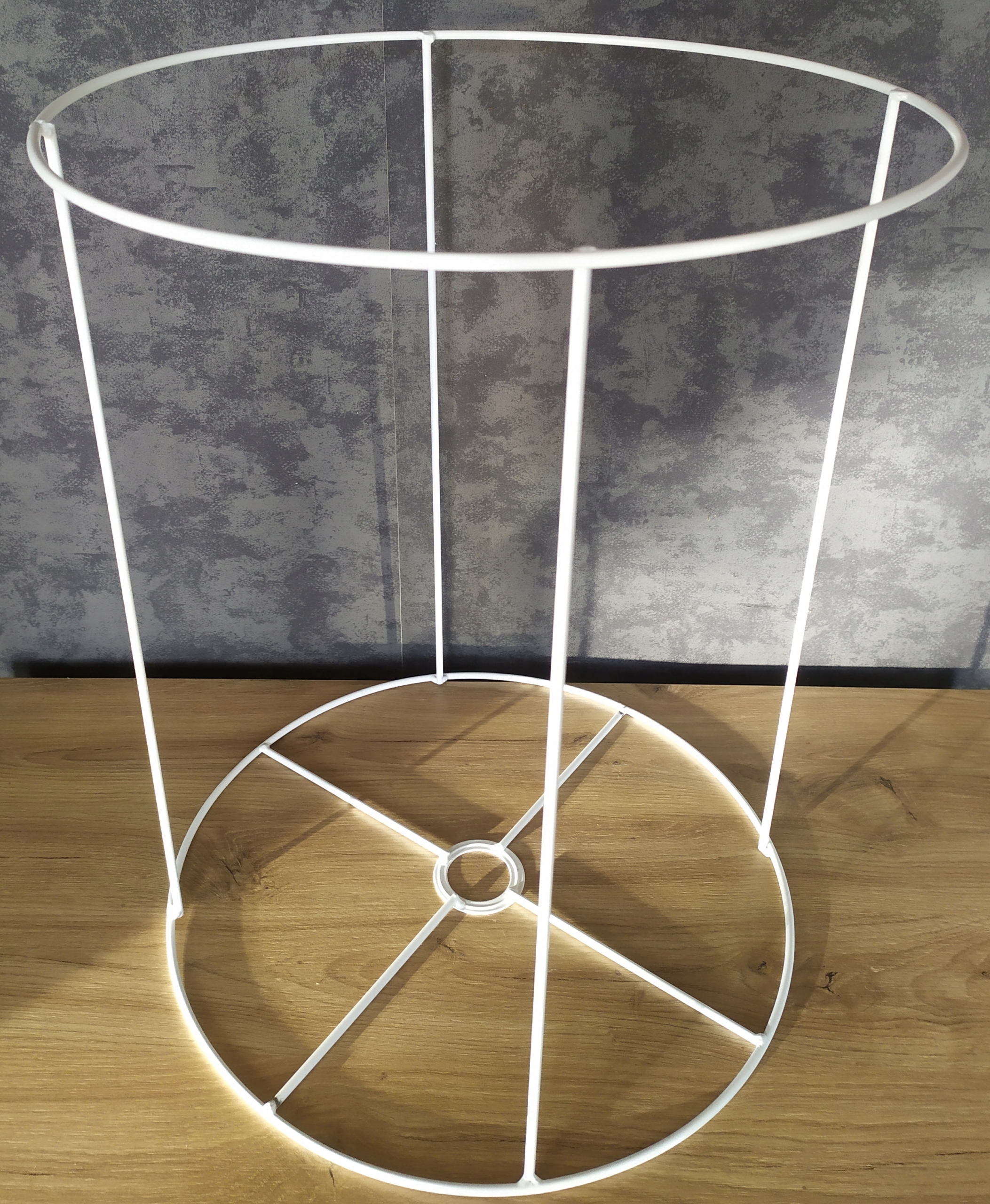 Rám válce, stínidlo stojací lampy E27 40 cm H-50 cm, závěsná lampa z makramé