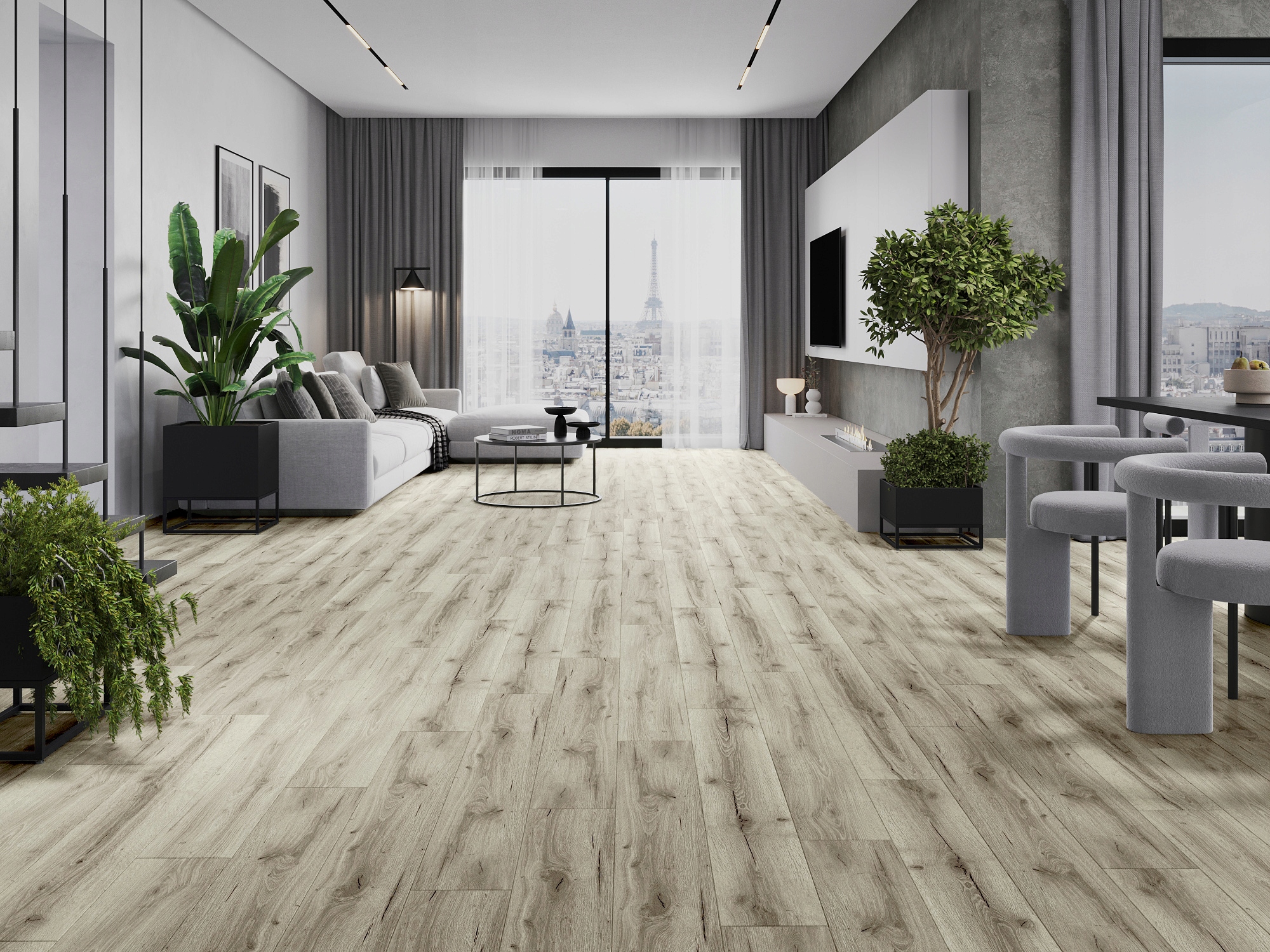 MEXEN WIRGINIA PANELE WINYLOWE SPC 6,5 MM PODKŁAD IXPE 4 V-FUGA DĄB Liczba m² w opakowaniu 1.8