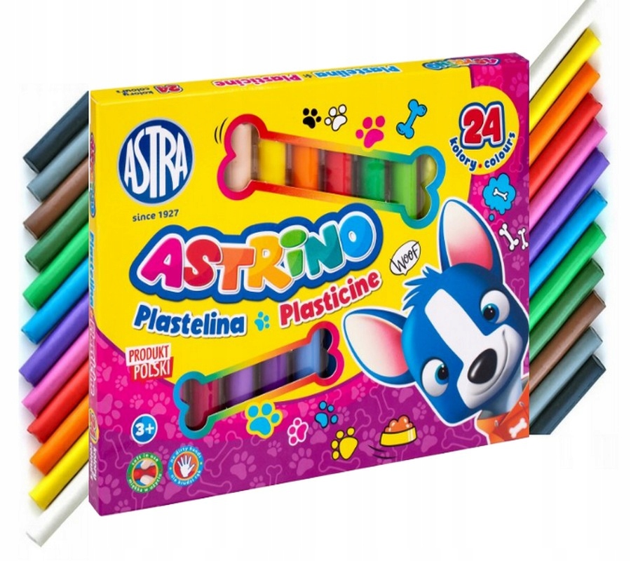

Astrino Astra Plastelina 24 z pieskiem