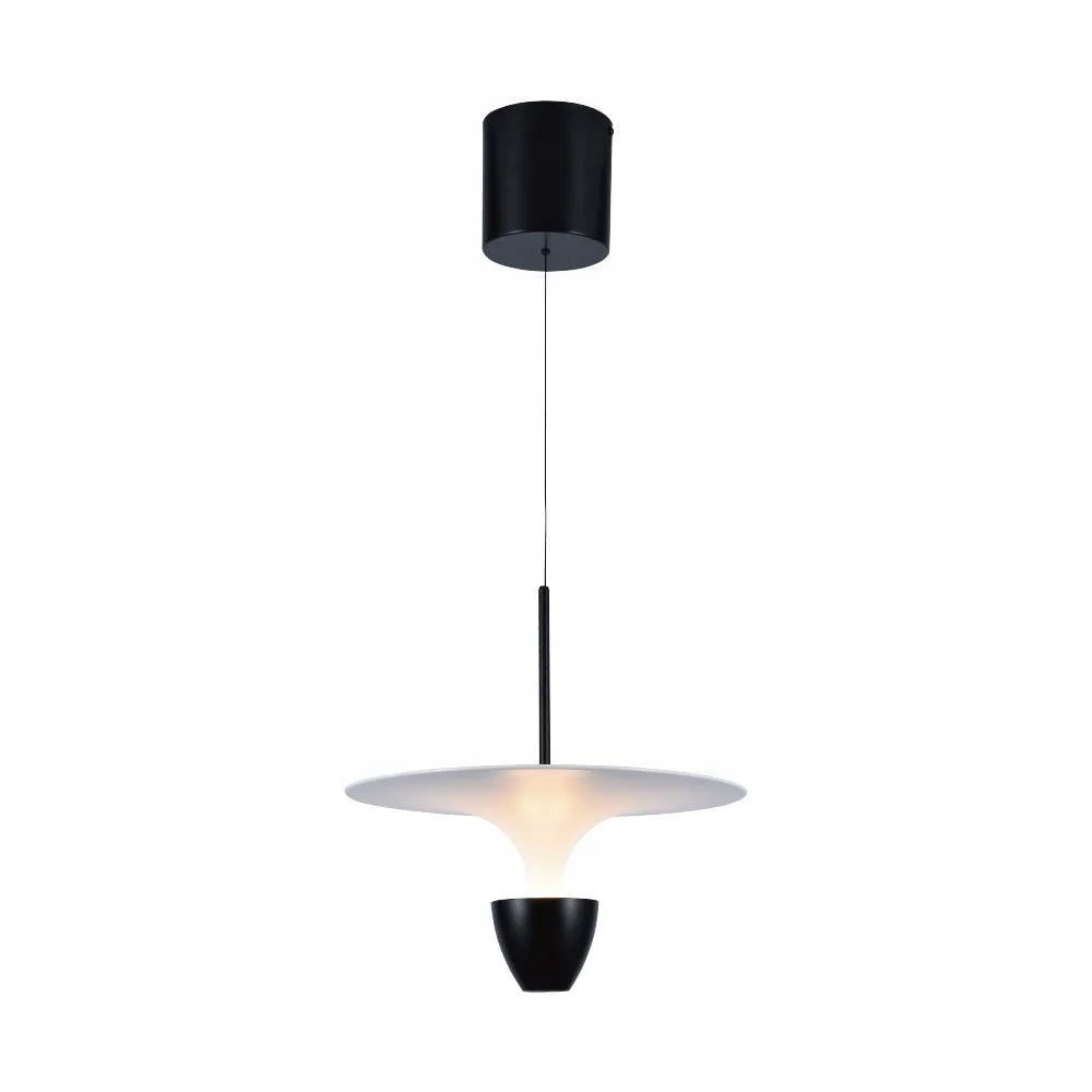 Závěsná Led lampa 3000K bílá/černá IP20, 9W, 1000lm, V-tac