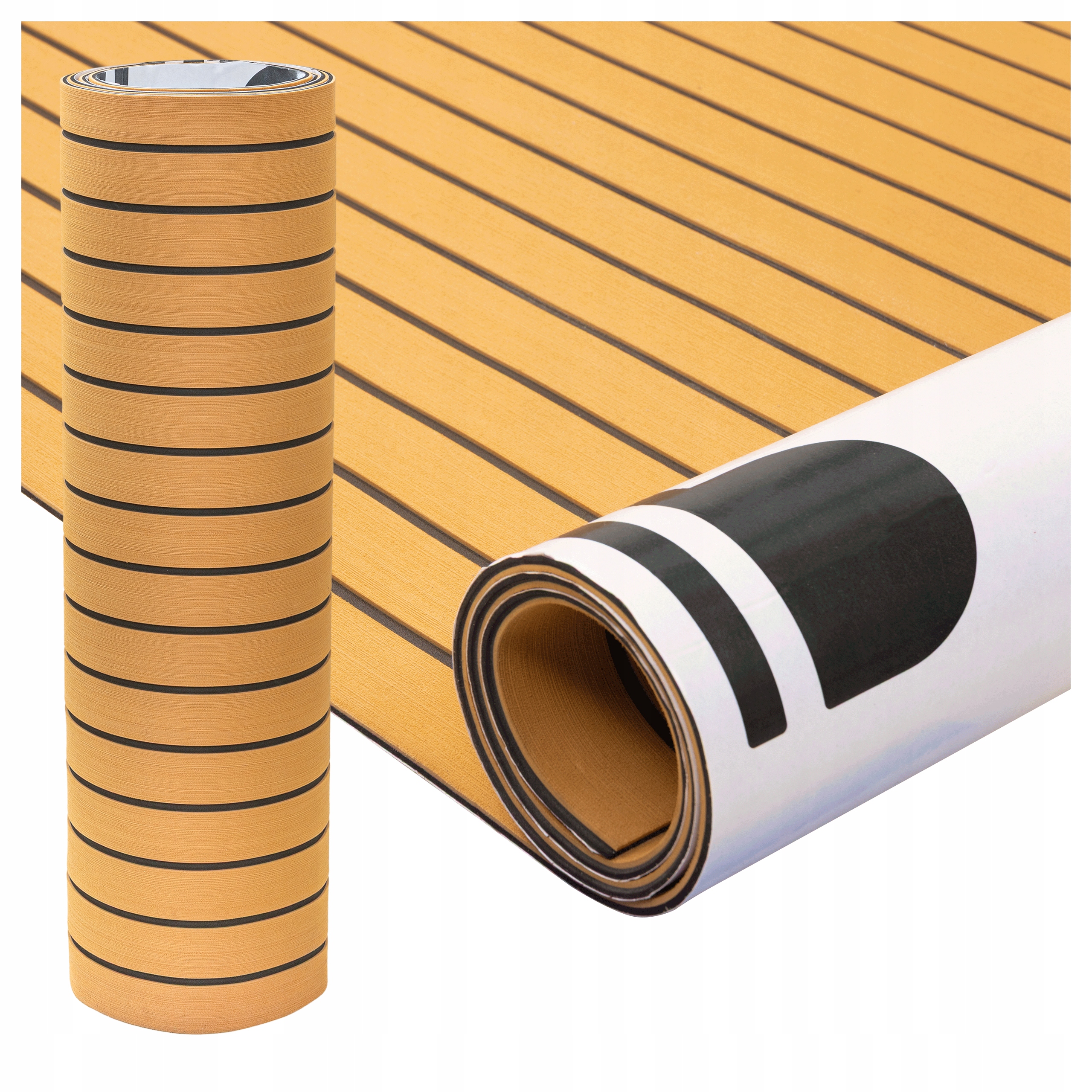 Teak eva podlahová rohož pro jachtu 240 x 90 cm, protiskluzová pěna