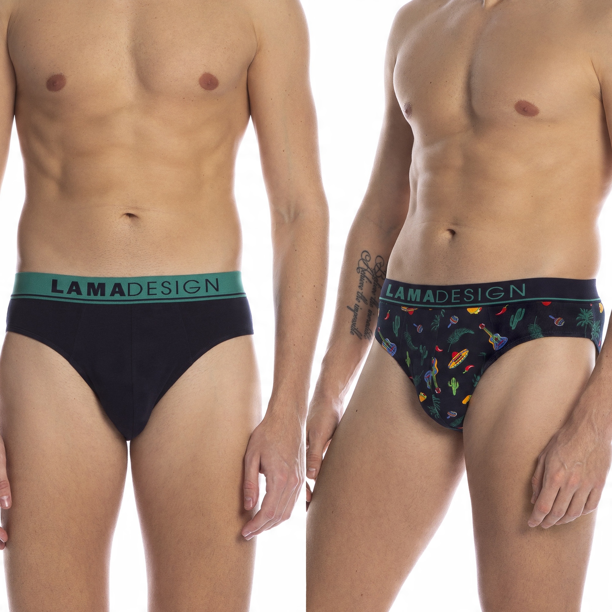 

2x Lama Slipy Męskie Bawełniane Roz. 2 XL