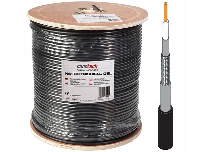 

Kabel antenowy w żelu Conotech NS100 Trishield Gel