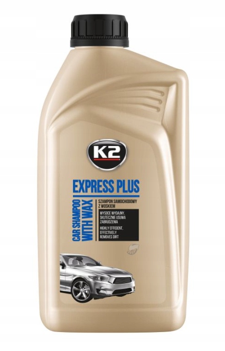 K2 Express Plus 1 L Szampon samochodowy z woskiem