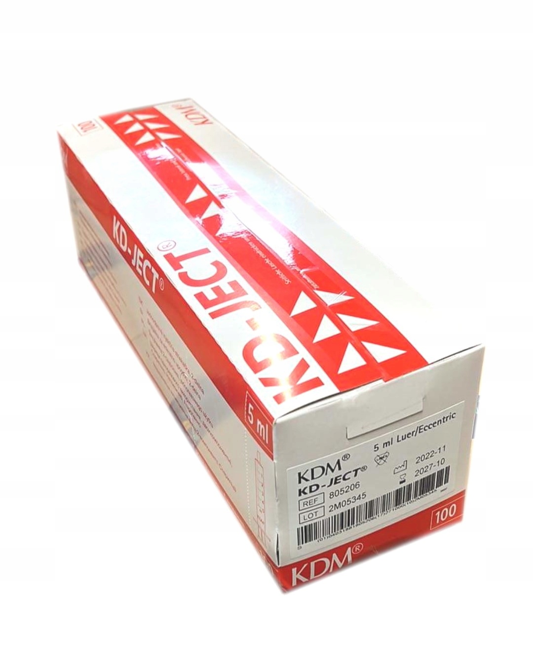 

Strzykawki Kd-ject 2-częściowe 5ml 100 sztuk Kdm