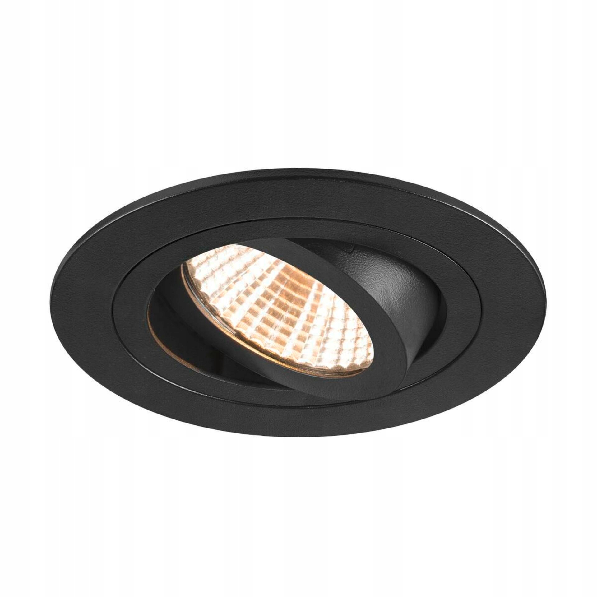 Stropné bodové svietidlo Slv New Tria 75 čierne 8,3W 2700K 38°