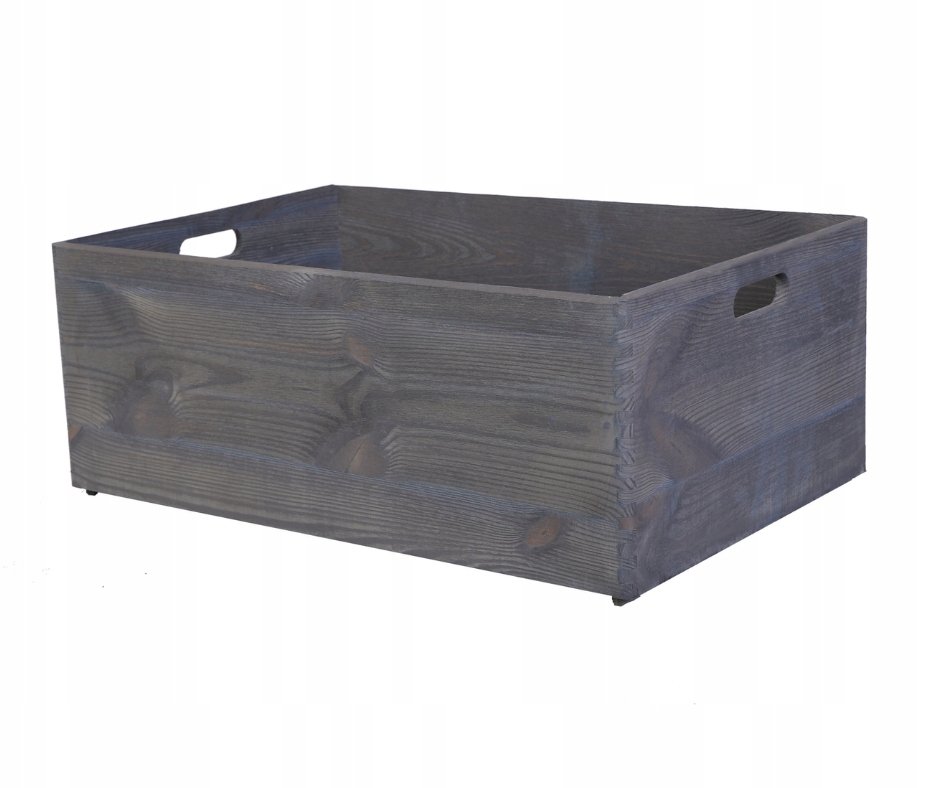 Dřevěná krabička s ručičkami krabička decoupage dárek 60x40 Eko